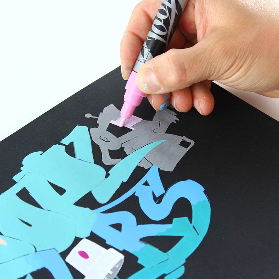 Loopcolors Whitebook Logo Loop - A4 Querformat