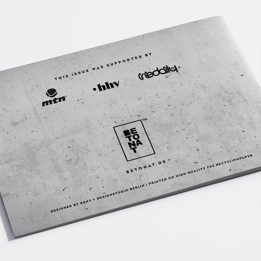 BETONAT – Concrete Canvas Sketchbook – Berlin Edition