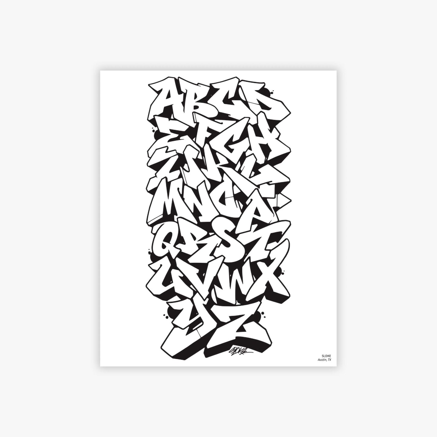 American Graffiti Coloring Book