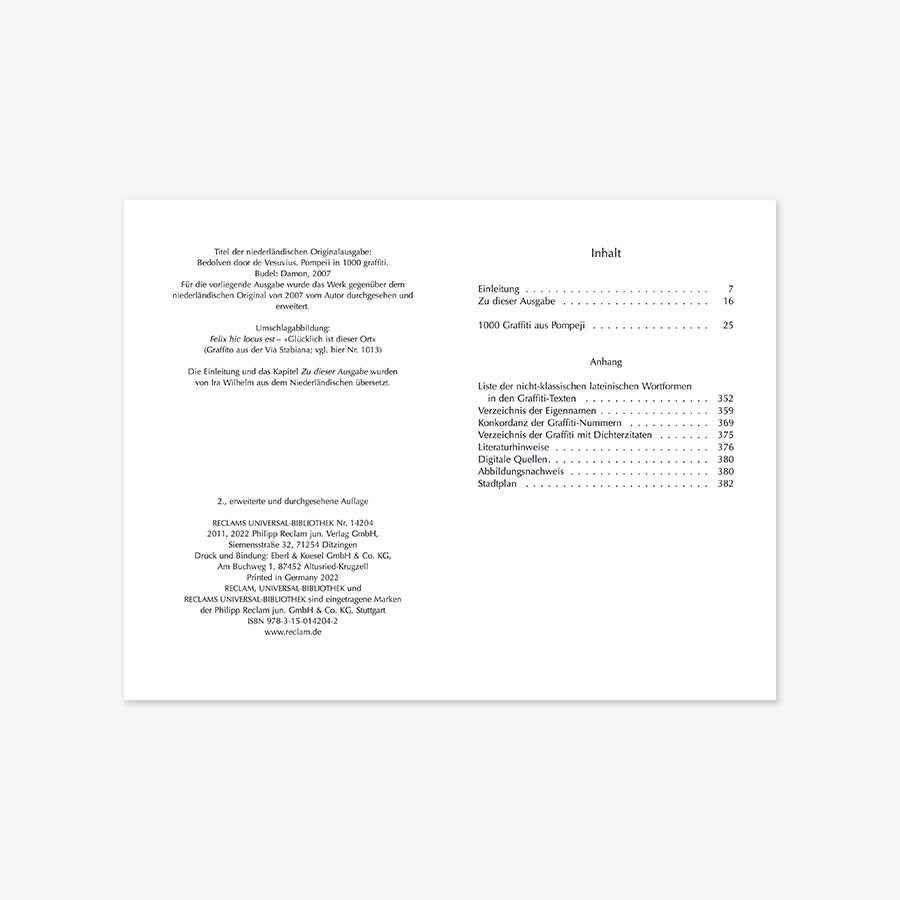 Glücklich ist dieser Ort! 1000 Graffiti aus Pompeji