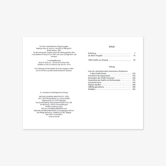 Glücklich ist dieser Ort! 1000 Graffiti aus Pompeji