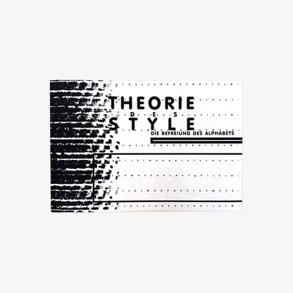 Theorie des Style / Theory of Style - German