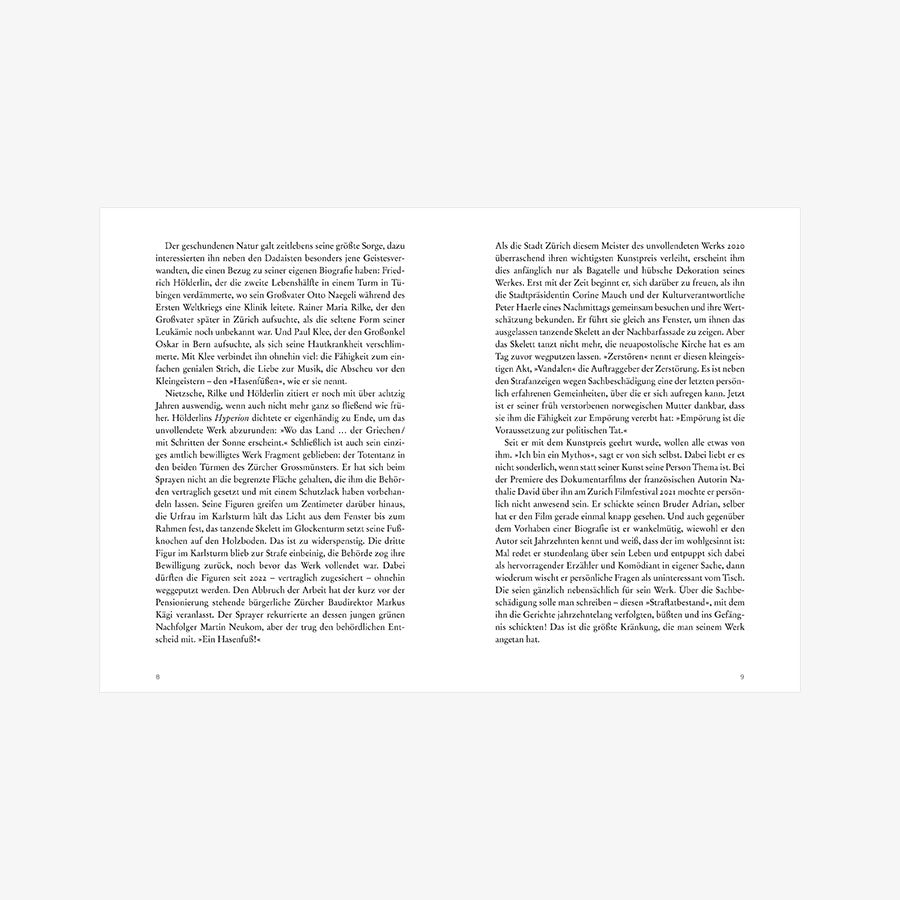 Nur fliegen kann er nicht – Harald Naegeli. Eine Biografie