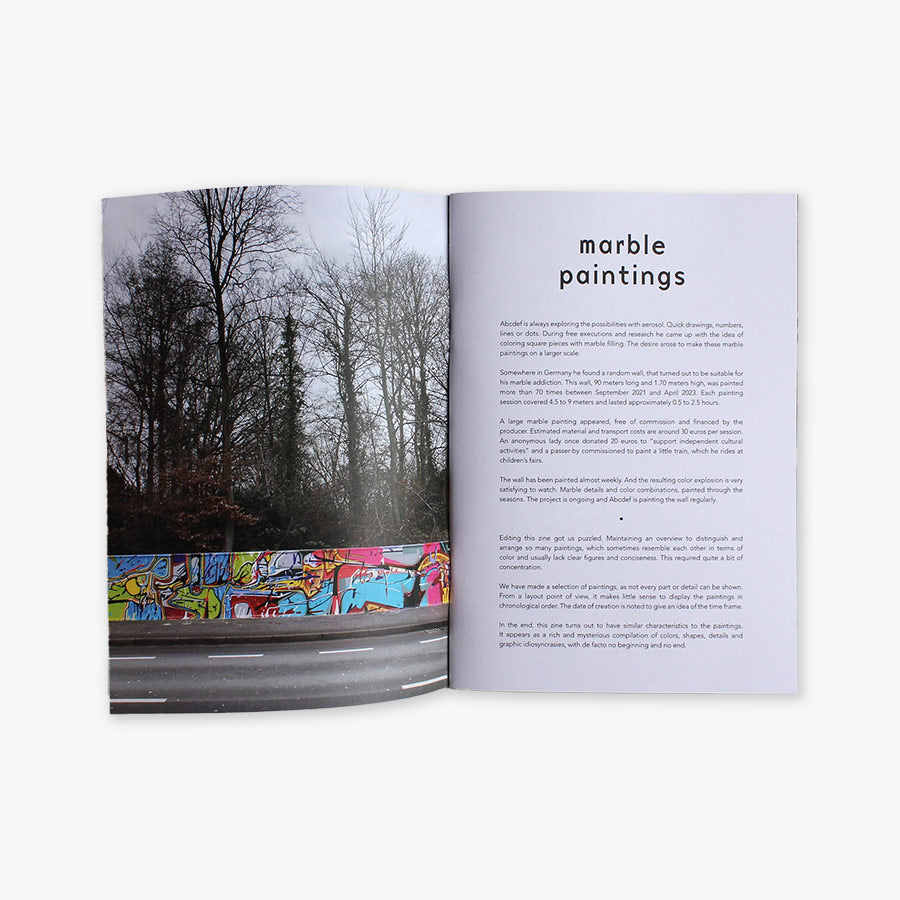 Abcdef - Marble Paintings