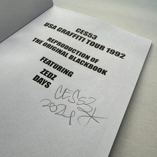 CES53: USA Graffiti Tour 1992 - Zine (Signed)