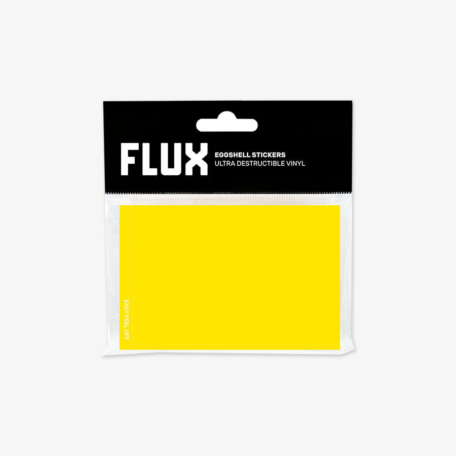 FLUX Eggshell Stickers 50 pcs Yellow