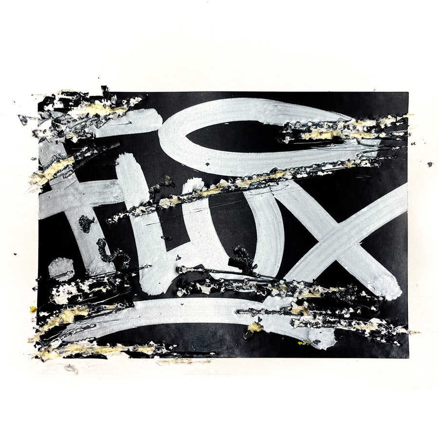 FLUX Eggshell Stickers 50 pcs Black