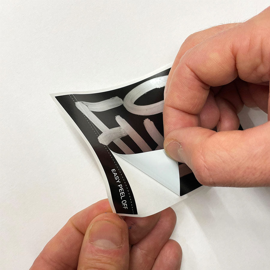 FLUX Eggshell Stickers 50 pcs Black