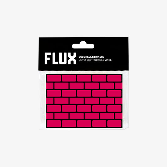 FLUX Eggshell Stickers 50 pcs Bricks Magenta