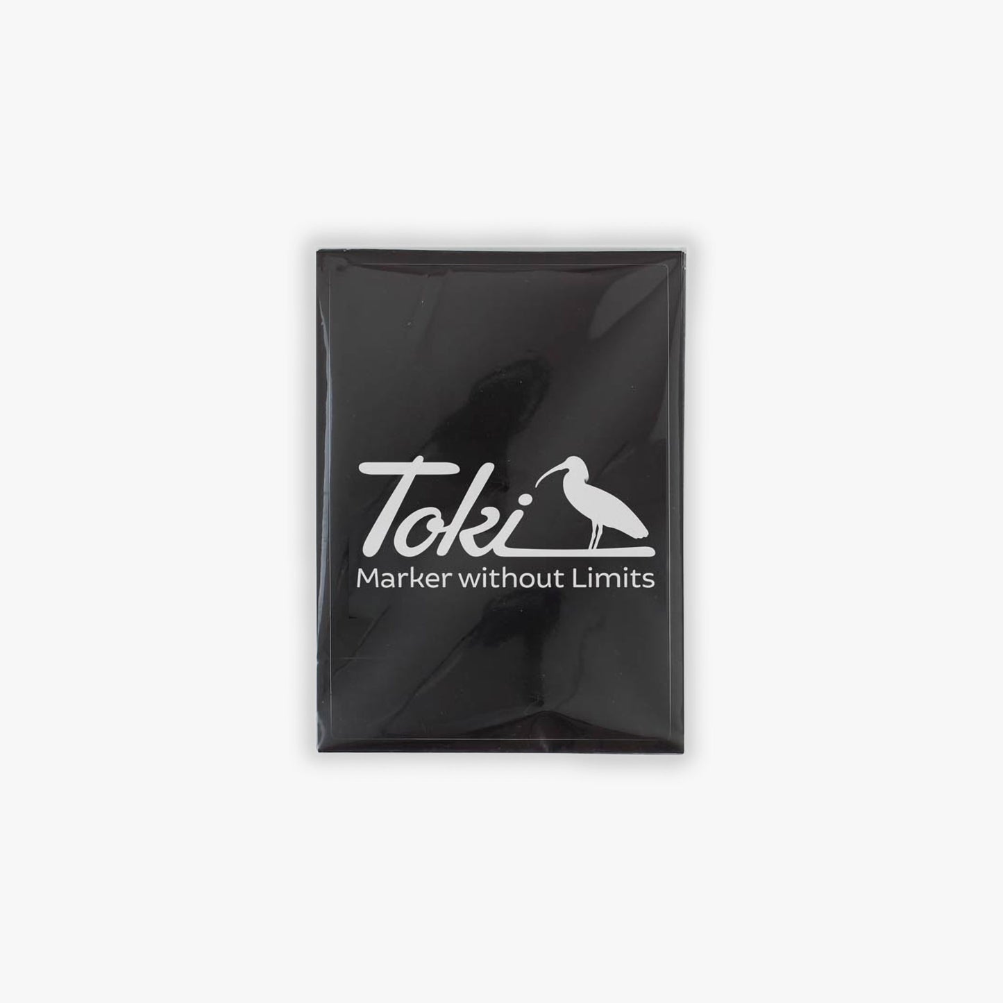 Toki Cracker Eggshell Black Sticker - 50 pcs