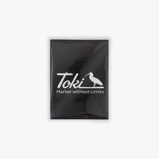 Toki Cracker Eggshell Black Sticker - 50 pcs