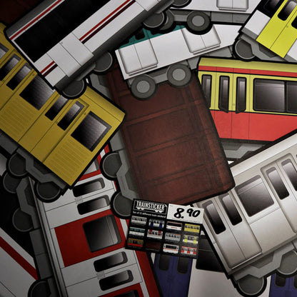 Underpressure Trainsticker 12 Pcs. (A4)