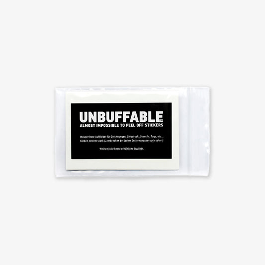 Unbuffable Sticker 12 Pcs. (7x10 cm)