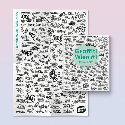 Graffiti Wien #1 (1984–1999) + A2 Poster (folded)
