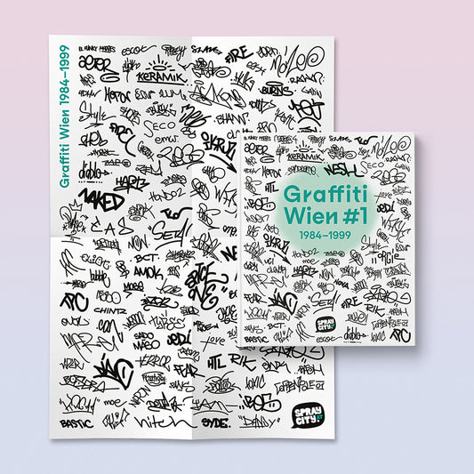 Graffiti Wien #1 (1984–1999) + A2 Poster (folded)