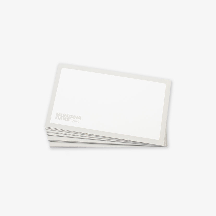 Montana Eggshell Sticker White 50 Pcs. (12x7cm)