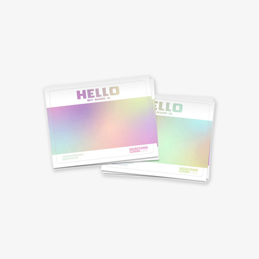 Montana HELLO-GRAM Sticker 50 Pcs.