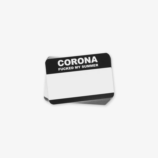 Corona Fucked My Summer Sticker 50 Pcs.